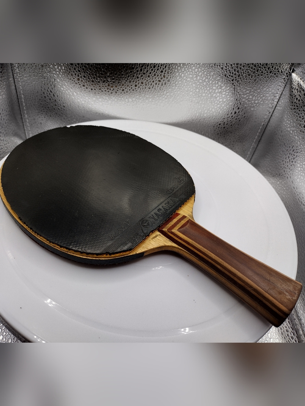 Vintage Two Table Tennis Paddles with Red And Black Rubber One Paddle Case - Picture 2 of 12